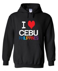 i love cebu philippines hoodie ZX03