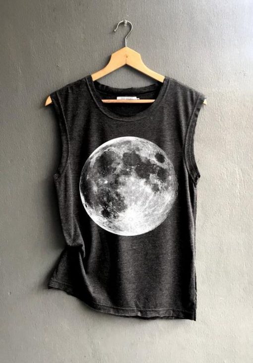 night Shirt Moon Tank top RE15