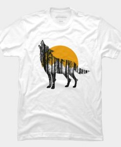 wolf art T-Shirt REW
