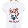world greatest runner 87 t-shirt REW