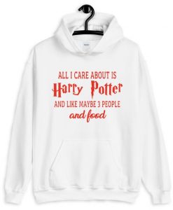 All I Care About Is Potter And Like Maybe 3 People And Food Hoodie ADR