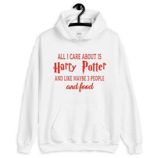 All I Care About Is Potter And Like Maybe 3 People And Food Hoodie ADR