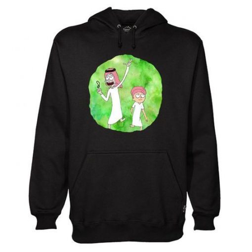 Arabian Rick and Morty Hoodie ADR