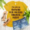 Awkward Foul Sarcastic t shirt ADR