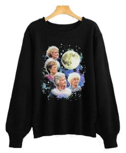 Bioworld The Golden Girls Women's Four Golden Girls Moon Sweatshirt REW