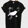 Bird Butterfly and Music Unisex T shirt ZX03