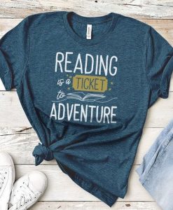 Book Reading T-shirt ZX03