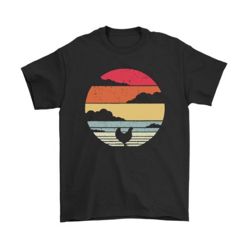 Chicken In The Sunset Vintage Animal Shirts REW