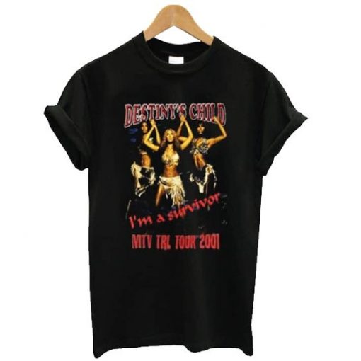 Destinys Child I'm a Survivor MTV TRL Tour t shirt ADR