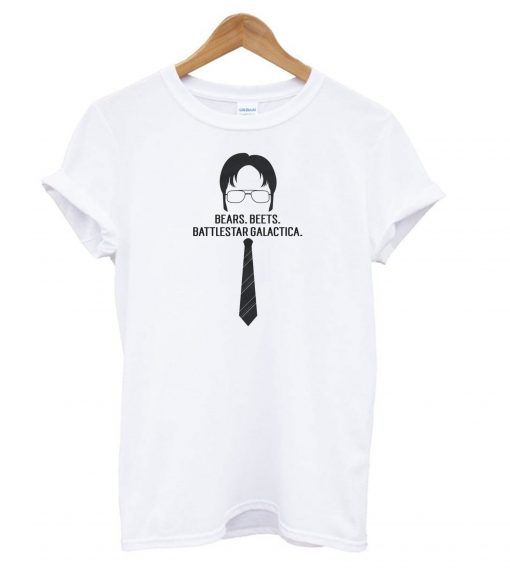 Dwight Schrute White T shirt ZX03