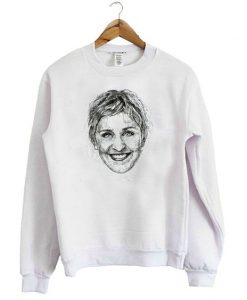 Ellen Degeneres White Sweatshirt REW