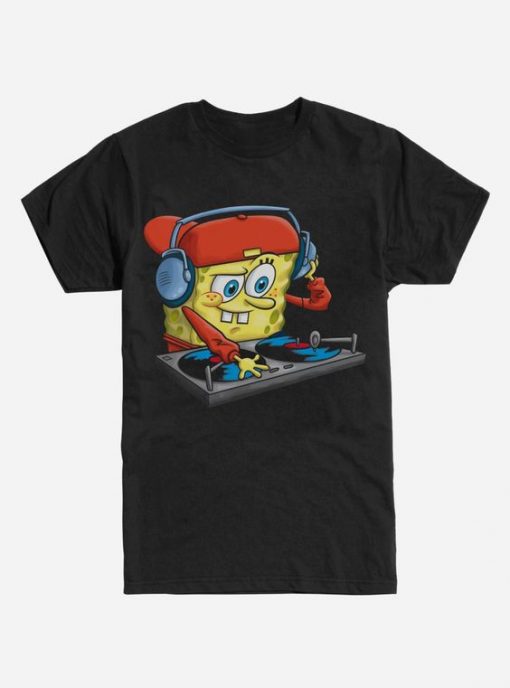 Extra Soft Spongebob Squarepants DJ T-Shirt ZX03