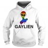 Gaylien LGBT rainbow pride Hoodie ADR