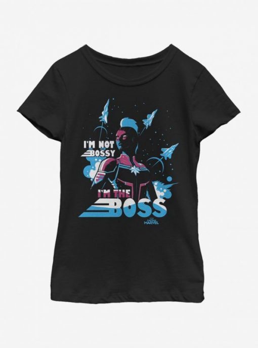 I Am The Boss Youth Girls T-Shirt ZX03