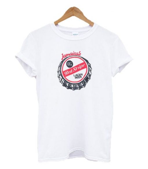 Jamaica's Red Stripe Lager Beer T Shirt ZX03