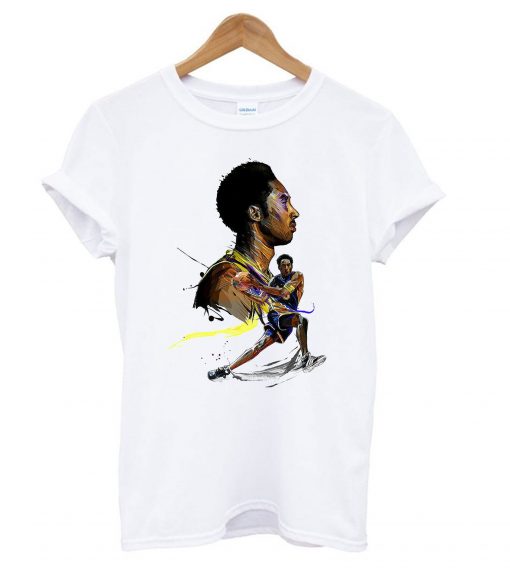 Kobe Bryant Basketball Art T-Shirt ZX03