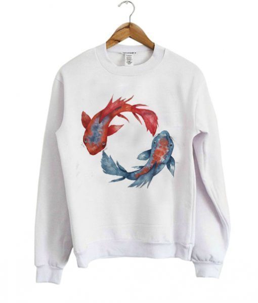 Koi Fish Sweatshirt REW