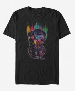 Marvel Avengers Infinity War Rainbow Streak Gauntlet T-Shirt ADR