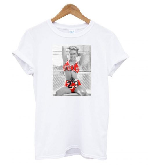 Miley Cyrus Michael Jordan T shirt ZX03