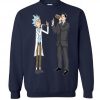 Rick Sanchez vs Archer Drink Wine Sweatshirt REW