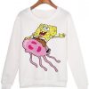 SpongeBob Cartoon Printed Sweatshirt REW