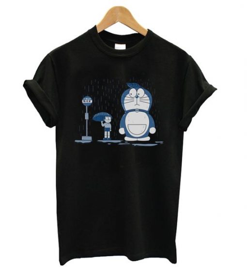 Totoro Doraemon Crossover T shirt REW