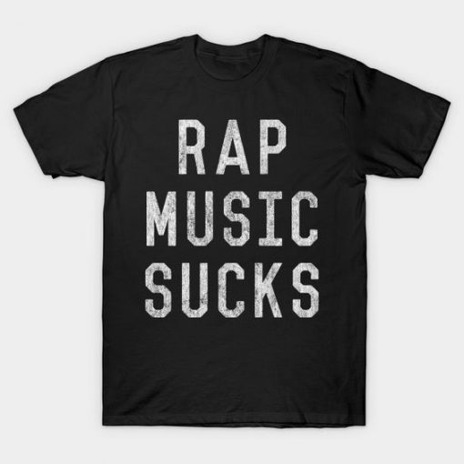 Vintage Rap Music Sucks T-Shirt REW