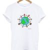 dismantle world t-shirt ZX03