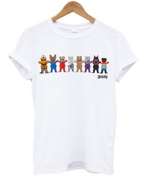 grizzly squad t-shirt ZX03