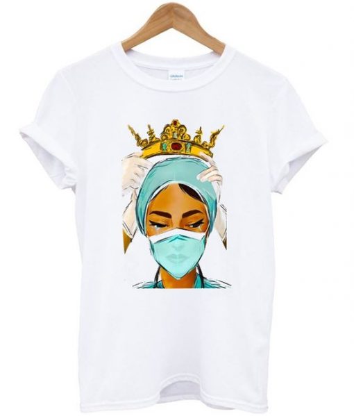 nurses doctors wear crown t-shirt REW