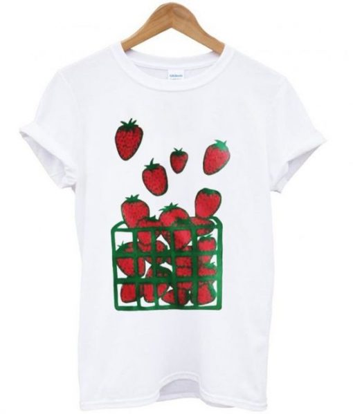 strawberry box t shirt ZX03