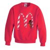 vintage mc donald's christmas sweatshirt REW