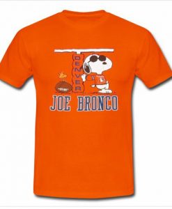 1980's Snoopy Denver Broncos T shirt ZX06