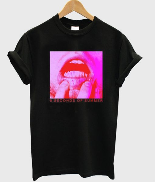 5 Seconds Of Summer Lips T-Shirt ADR