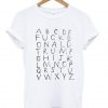 ABCDE FUCK Donald Trump T Shirt ADR