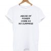 Abuse Of Power Come As No Surprise T-shirt ADR