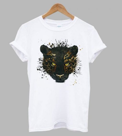 African Farm Animal Black Panther T Shirt ZX03