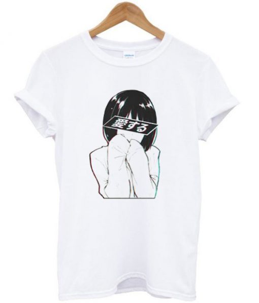 Aisuru Japanese Girl Graphic T-shirt ADR