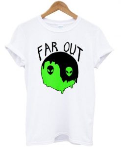 Alien Yin Yang Far Out T-shirt ZX03