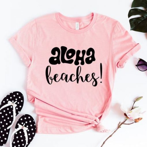 Aloha Beaches Bridal T-Shirt ZX06