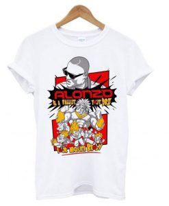 Alonzo Rap Hip Hop Il a Fallut Tout DBZ Pour Niquer Broly T shirt ZX06