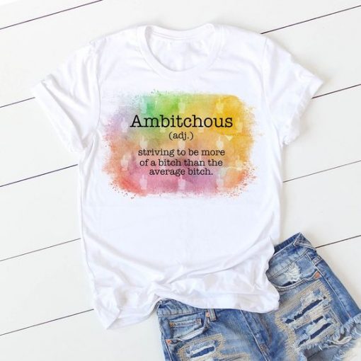 Ambitchous striving T-SHIRT ZX06