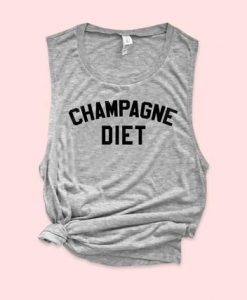 CHAMPAGNE DIET TANK TOP ZX06