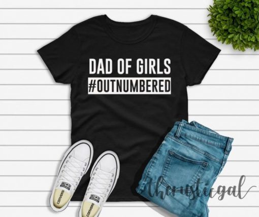 DAD OF GIRLS Father's Day T-shirt ZX06