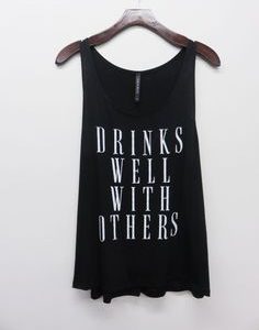 DRINKS WELL EITH OTHERS TANK TOP ZX06
