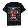 Dabbing Dachshund Funny Christmas Dab Shirt Men's T-Shirt RE23