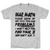 Dear Math T-Shirt ZX03