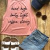 HEAD BOOTY COFFE TANK TOP ZX06