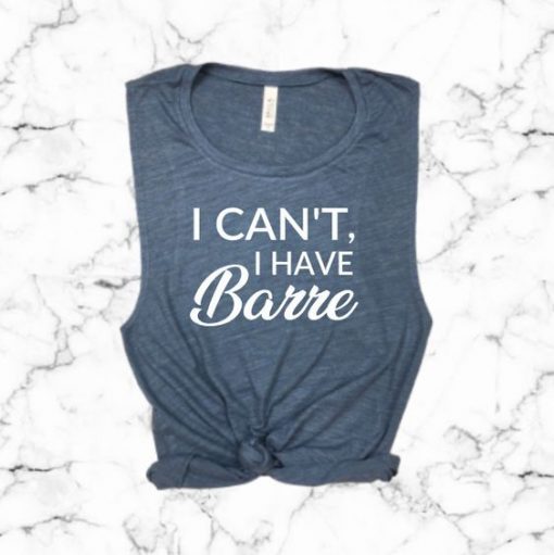 I CAN'T I HAVE BARRE TANK TOP ZX06