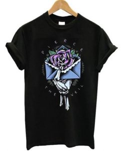 Pierce The Veil Rose Letter T-Shirt RE23